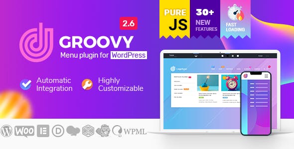 Groovy Mega Menu - Responsive Mega Menu Plugin for WordPress
