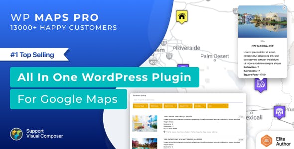 WP MAPS PRO - WordPress Plugin for Google Maps